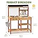 ROBOTIME Mud Kitchen for Kids Outdoor – Wooden Outdoor Mud Kitchen with Sink & Storage – Outdoor Pretend Kitchen Toy for Boys and Girls Ages 3+