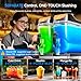 EKway Slushy Machine,15L x2 Double Tanks Comercial Margarita &Slushie Machine,120+ Cups 1000W 110V Electric Large Daiquiri Machine with Self-cleaning Mode,for Home Party Restaurants Cafe Bars