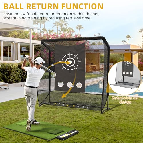 Sturdum 7x7ft Steel Frame Net