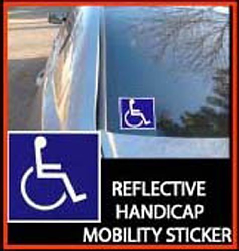 Reflective Handicap Sticker