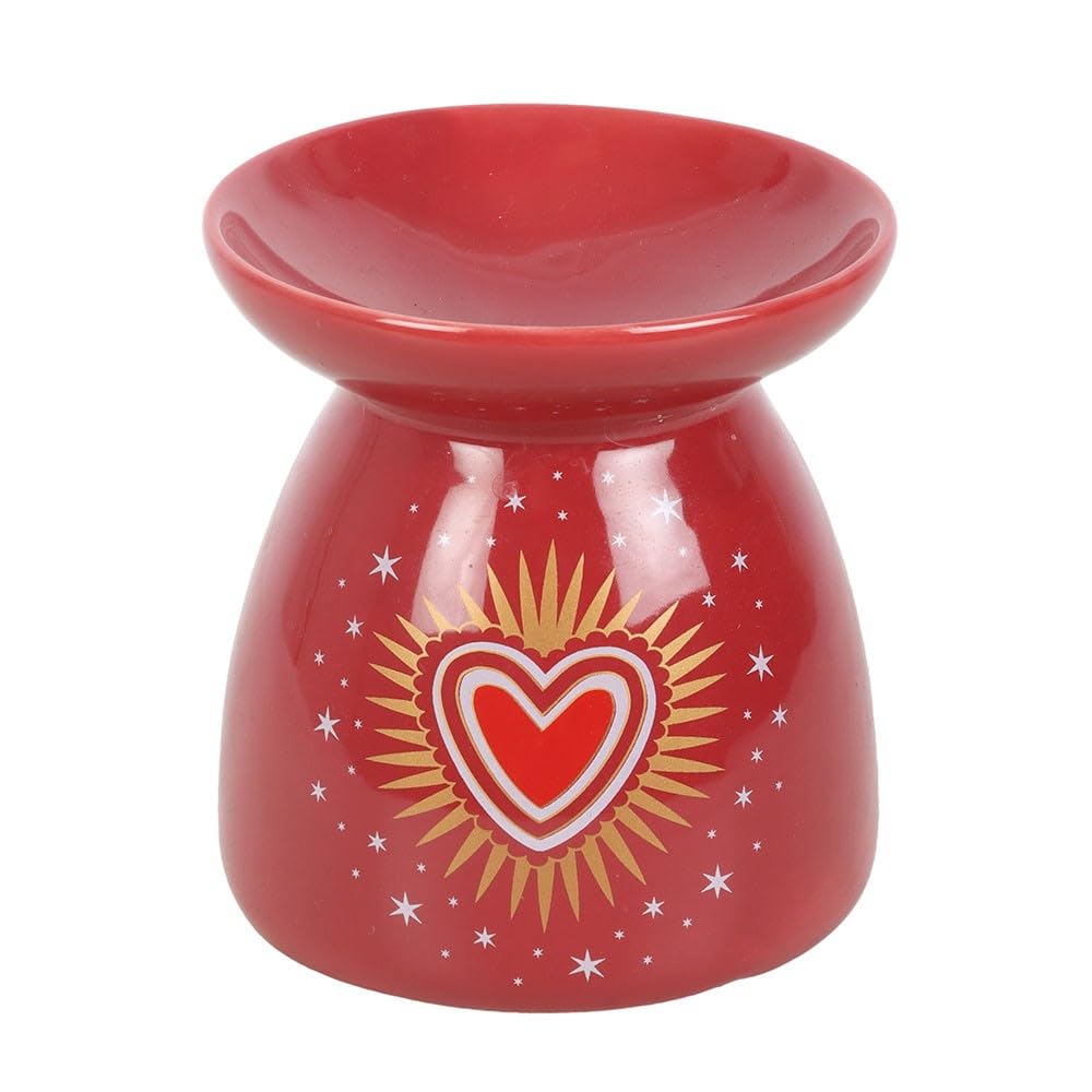 CHACH Wax Burner, Sacred Heart Oil Burner, Wax Melts Tea light Holder, Home Fragtance Oil Burners, Aroma Diffusers, Aromatherapy Accessories