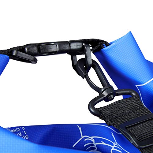 Relaxdays Zaino Impermeabile Ocean Pack 20L Borsa