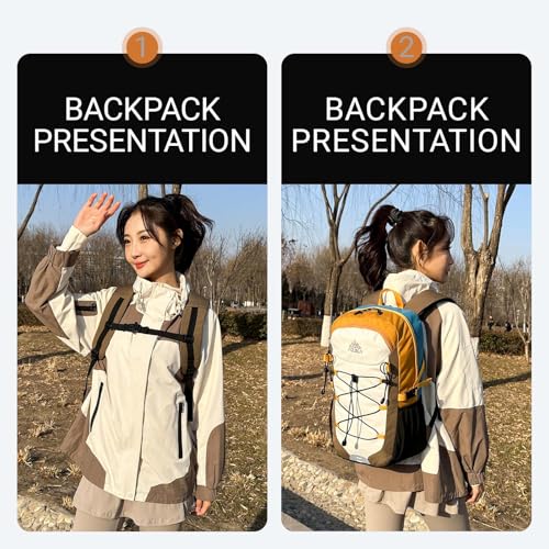 Mochila ligera 25L resistente al agua para ciclismo y senderismo miniatura 6