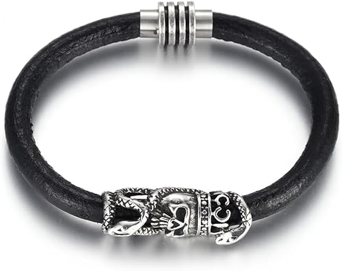 Miniatura 2 de 5 cuentas de tubo de columna de acero inoxidable, cuentas espaciadoras de agujeros grandes para cuerda de cuero redonda, suministros de fabricación