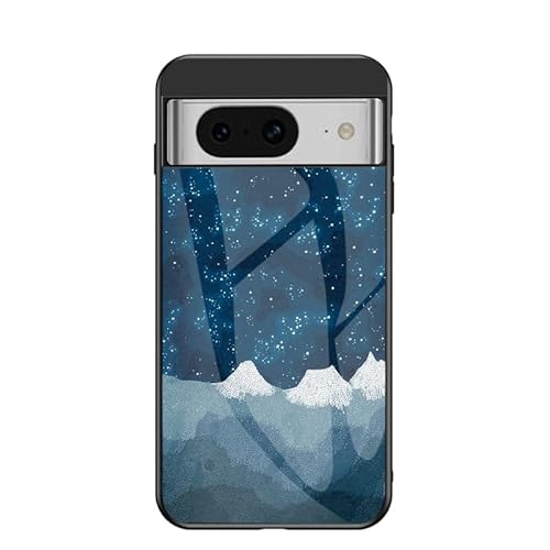 Rfvzubemok Compatible with Huawei Y5 Prime (2018) LX2 / Y5 (2018) LX2 Case,(Tempered Glass Back Plate+TPU Soft Edge) 2 in 1 Phone Case Cover XL