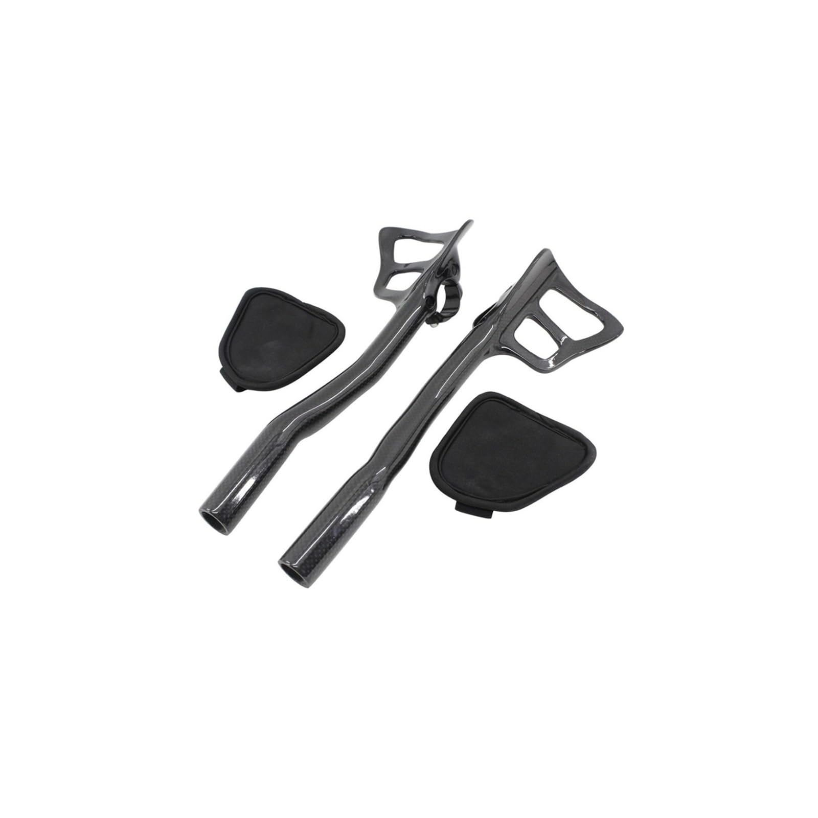 Manubrio Moto Riser Bici Strada Cronometro Triathlon 3k Bicicletta Completamente In Fibra Carbonio Manubrio Riposo Esteso In Stile TT Barra Riposo Ausiliaria In Carbonio Supporto Manubrio Riser