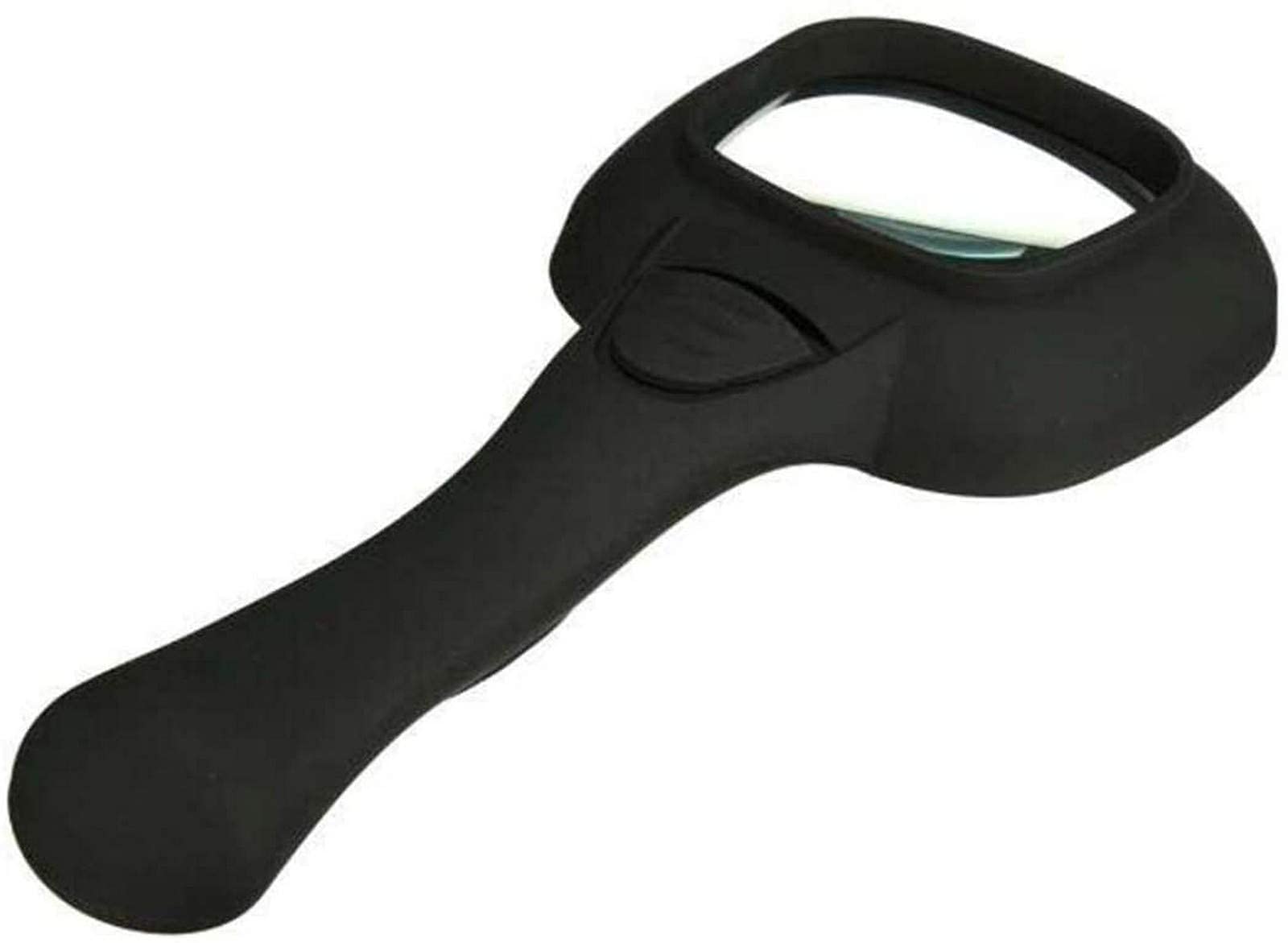 Lupa de Mano con luz LED, Lupa de Mano con iluminación LED, 3 aumentos, la Mejor Lupa con Luces para Personas Mayores, Lectura, Pasatiempos, Manualidades, Oficina, mapas, Joyas, me