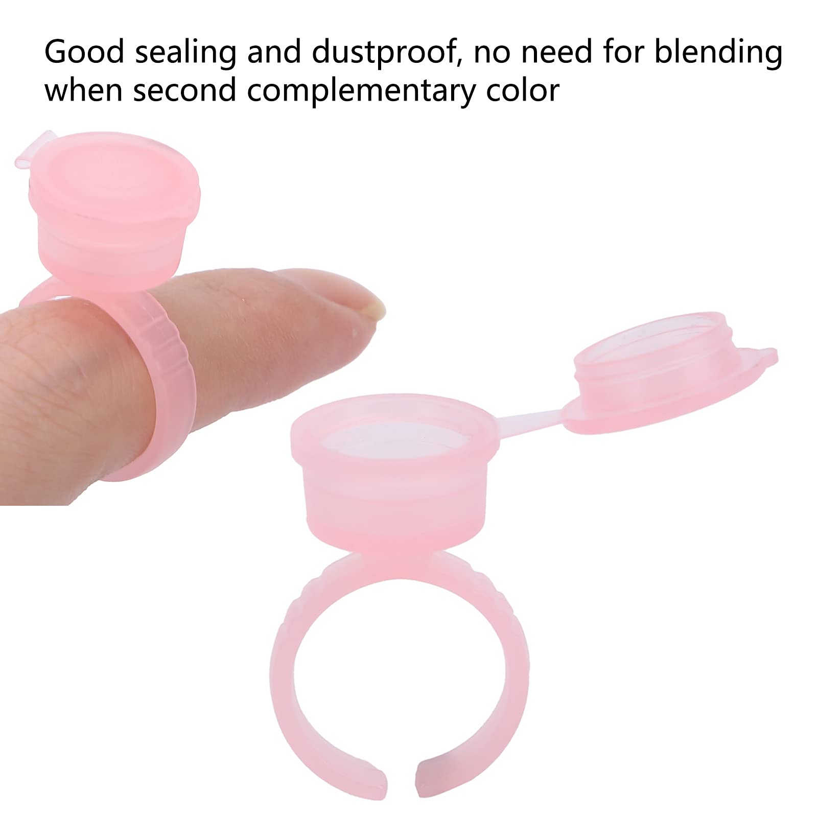 100pcs Ink Rings Cups, Cups Pigment Holder Cup Pigment Holder Microblading Microblading Accessories