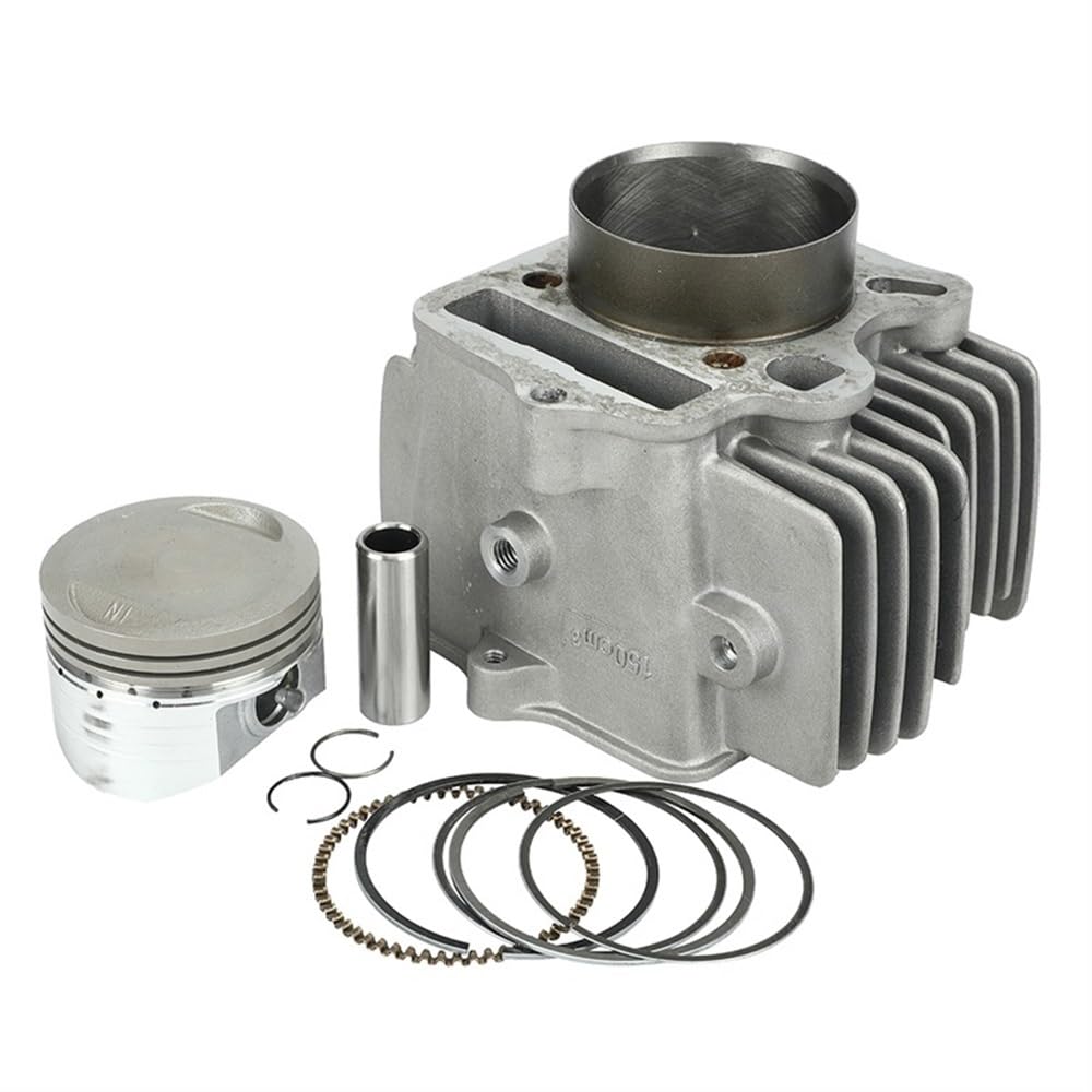 Kit de reconstruction de baril de cylindre de Piston et d'anneaux 1P56FMJ 56.5mm Compatible avec les moteurs horizontaux 150 150cc Dirt Bike Pit Bike