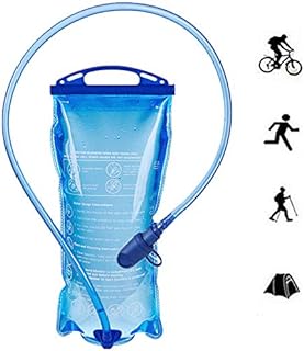 Hydration Bladder,Water Bladder BPA Free, 7Inch Large Opening Water Reservoir, Leak Proof Military Water Storage Bladder Bag for Cycling Hiking Camping Biking Running