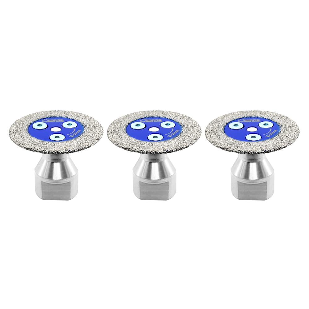 SHDIATOOL Mini Diamond Saw Blades M14 Thread Cutting Disc for Marble Granite Stone Concrete Masonry 3pcs 50mm