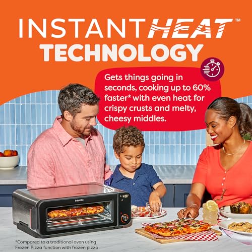 Instant Pot InstantHeat™ Pizza and Toaster Oven, Fits a 12" Pizza, Fresh Pizza, Frozen Pizza, Bake, Toast, Broil, & Reheat