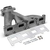 A-Premium Engine Exhaust Manifold Kit W/Gasket, Studs, Nuts [4Cyl 2.4L] Compatible with Jeep KJ Series Liberty 2002-2005, TJ Series TJ 2003 2005-2006, TJ Series Wrangler 2003-2006, Replace# 53013263AB