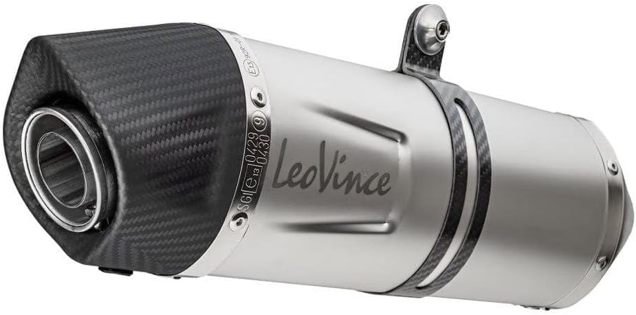 Leovince LV ONE EVO Full SYSTEM1/1, Stainless Steel, Carbon Fiber End Cap Ece/EU-Approved for Yamaha MT-125 (2017-2019) | 14261EK