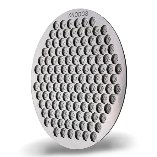 Image of Espresso Puck Screen 54mm - Stainless Steel Ultra Thin Espresso Filter Perfect Fit With Breville Barista Express, Pro, Touch, Bambino, Infuser, Easy Clean Design (Silver, 54mm)