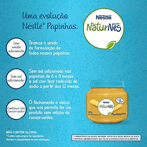 Papinha, Mandioquinha, Nestlé, 115g