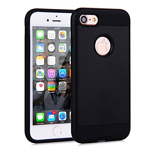 iPhone 7 Case, CSTG Resilient [Black] Ultimate protection from drops and impacts for Apple iPhone 7