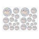 Runden Prisma Fensteraufkleber,26 PCS Sonnenfänger Vogel Anti Kollisions Fenster Aufkleber Prisma Fensteraufklebers Fensteraufkleber Regenbogen Fensterfolie,Vogelschutz für Glasscheiben,für Window