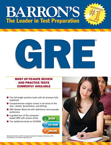 Barron's GRE with CD-ROM, 21st Edition