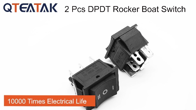 Watch 2Pcs DPDT 6 Pins 3 Position ON/Off/ON Rocker Toggle Switch on ...