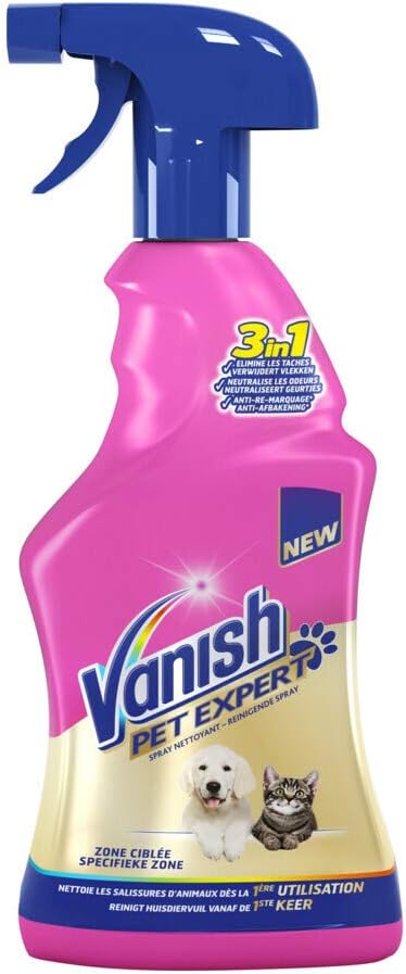 Vanish Pet Expert Spray, 500 ml 1.50L (500ml x 3), Pink