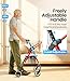 Walkers for Seniors, Z11 Rollator Walker with Seat, Max 380 lbs, Avant Walkers with Ergo Seat & Backrest, Foldable Rollator Adjustable Height, All Terrain Walker, Lightweight
