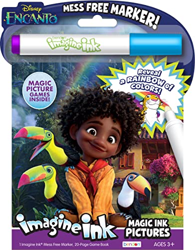 Disney Encanto 20 Page Imagine Ink Mess Free Coloring and Activity Book with 1 Marker Paperback 51720 Bendon Disney Encanto 20 Page Imagine Ink Mess Free Coloring and Activity Book with 1 Marker Paperback 51720 Bendon
