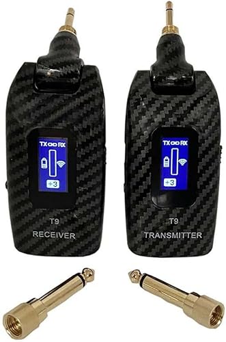 INGPARTNER T9 5.8GHz Sistema de guitarra inalámbrico de audio transmisor inalámbrico receptor para guitarra digital eléctrica, bajo, violín,