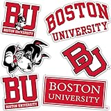 Boston University Terriers BU Sticker Vinyl Decal Laptop Water Bottle Car Scrapbook (Type 2)