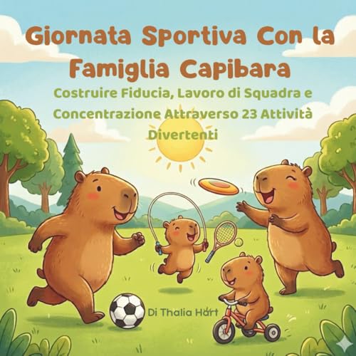 Giornata Sportiva Con la Famiglia Capibara: Costruire Fiducia, Lavoro di Squadra e Concentrazione Attraverso 23 Attivita Diverte