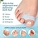 MENOCADY Pack of 12 Bunion Toe Separators Corrector for Big Toe, (0.29