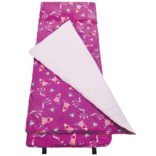 Wildkin Original Nap Mat with Pillow for Toddler Boys and Girls, Measures 50 x 20 x 1.5 Inches Ideal for Daycare and Preschool, Mom's Choice Award Winner, BPA-Free (Princess)