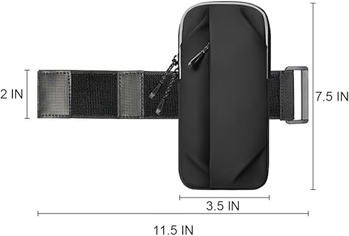 Miniatura 2 de Soporte para teléfono celular, bolsa cruzada pequeña con banda para el brazo, uso para correr, caminar, senderismo