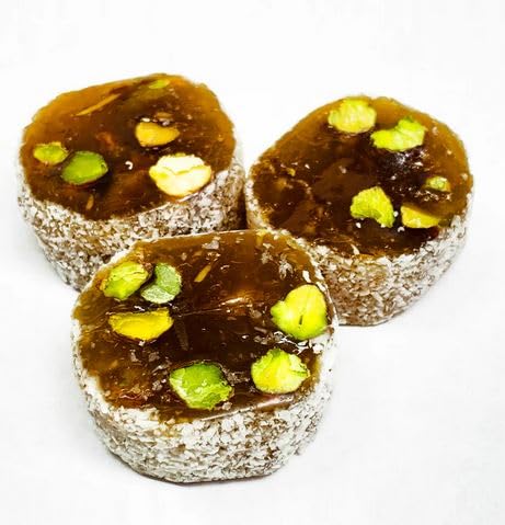 Image of NY Spice Shop Malban Pistachio Coconut Roll - 3 Pound Middle Eastern Coconut Flakes Malban