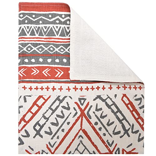 Image of Blanc 9 Katti Batti 100% Home & Kitchen Pure Cotton Multicoloured 4 /6 Seater Table Runner|(33x182) cm