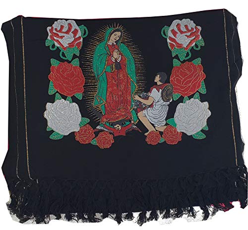 Virgen de Guadalupe Rebozo, Mexican Shawl.