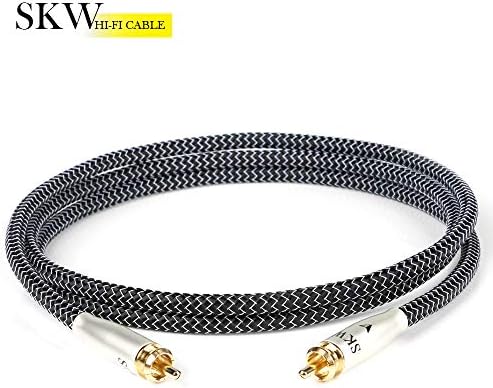 「並行輸入品」SKW SKWハイエンドWGシリーズサブウーファーケーブルRACからRCAコード3.2フィート/1M