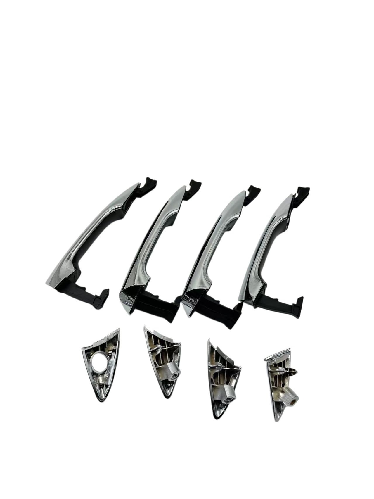 Pasuje do Hyundai Elantra 11-15 2011 2012 2013 2014 2015 Coupe 13-chromowana zewnętrzna klamka do drzwi(2PCS FRONT PAIR)