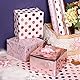 RUSPEPA Packpapierrolle - Mini-Rollenset - 43,2 cm X 3,05 m Pro Rolle - 3 Verschiedene Rosa Marmor-Tupfen-Design
