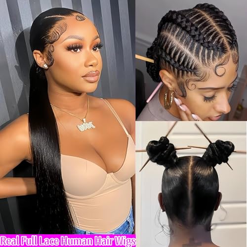 TwerkGirls Full Lace Straight Wig 20" — 180% Density, HD Transparent Lace