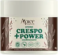 Ápice Creme de Pentear Crespo +Power | Finalização Alta Definição e Fixação para Cabelos Tipo 4 | Tecnologia SuperWave e Active Shine Amazon | 500g