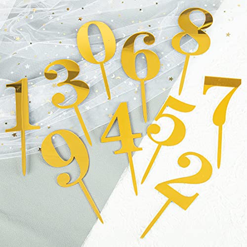 SURALIN Cake Topper 10 Pezzi, Inserti per Torta