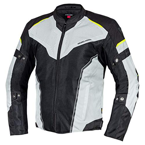 Veste de moto homme REBELHORN Hiflow IV : protection anti-chaleur et sécurité routière