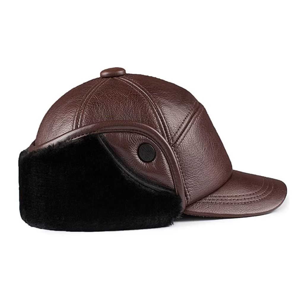 Czapka narciarska unisex z nausznikami, ciepła zimowa czapka skórzana, czapka Usaka, czapka rosyjska, czapka pilota/bombowca/żołnierza, czapka baseballowa ze sztucznego futra, CL
