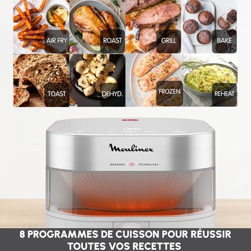 Moulinex Easy Fry Infrared Air fryer Technologie infrarouge Exclusive plus rapide plus homogène Grande capacité EZ831GF0 Nube - vue 8