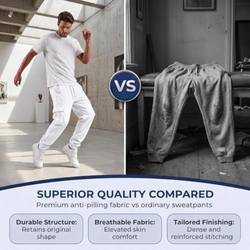 Cargo Pants for Men Casual Loose Fit Straight Leg Pants Hiking Pant - image 7
