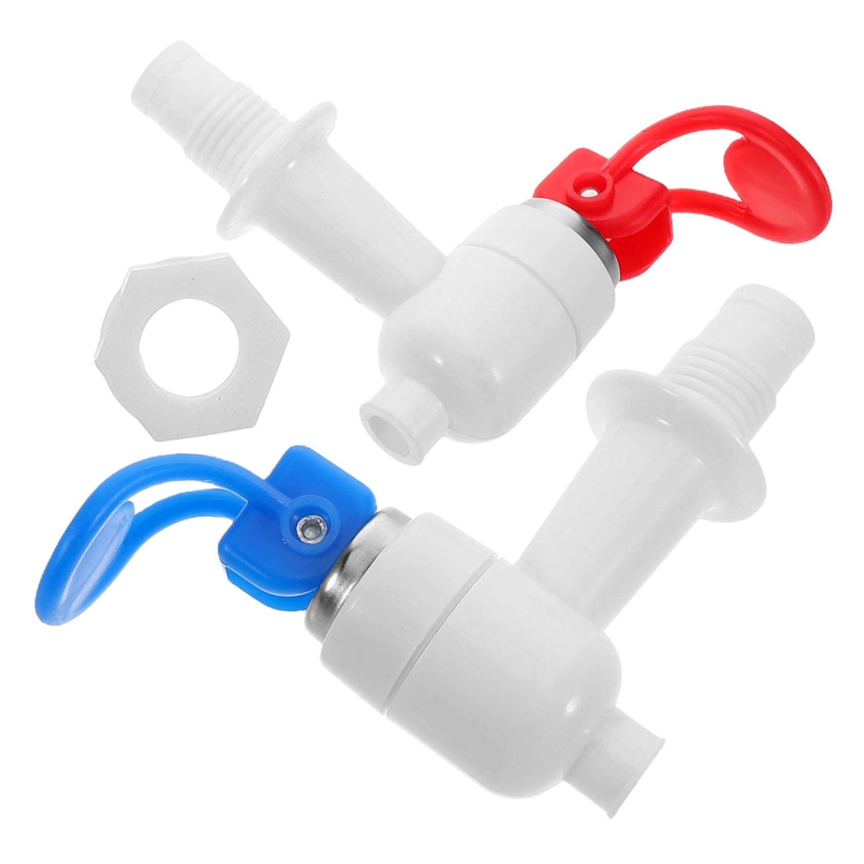 Homoyoyo Rubinetto in Plastica per Erogatore D'acqua Calda e Fredda, Valvola di Ricambio per Distributori Bevande, Beccuccio Anti-schizzo per Brocche e Refrigeratori D'acqua (