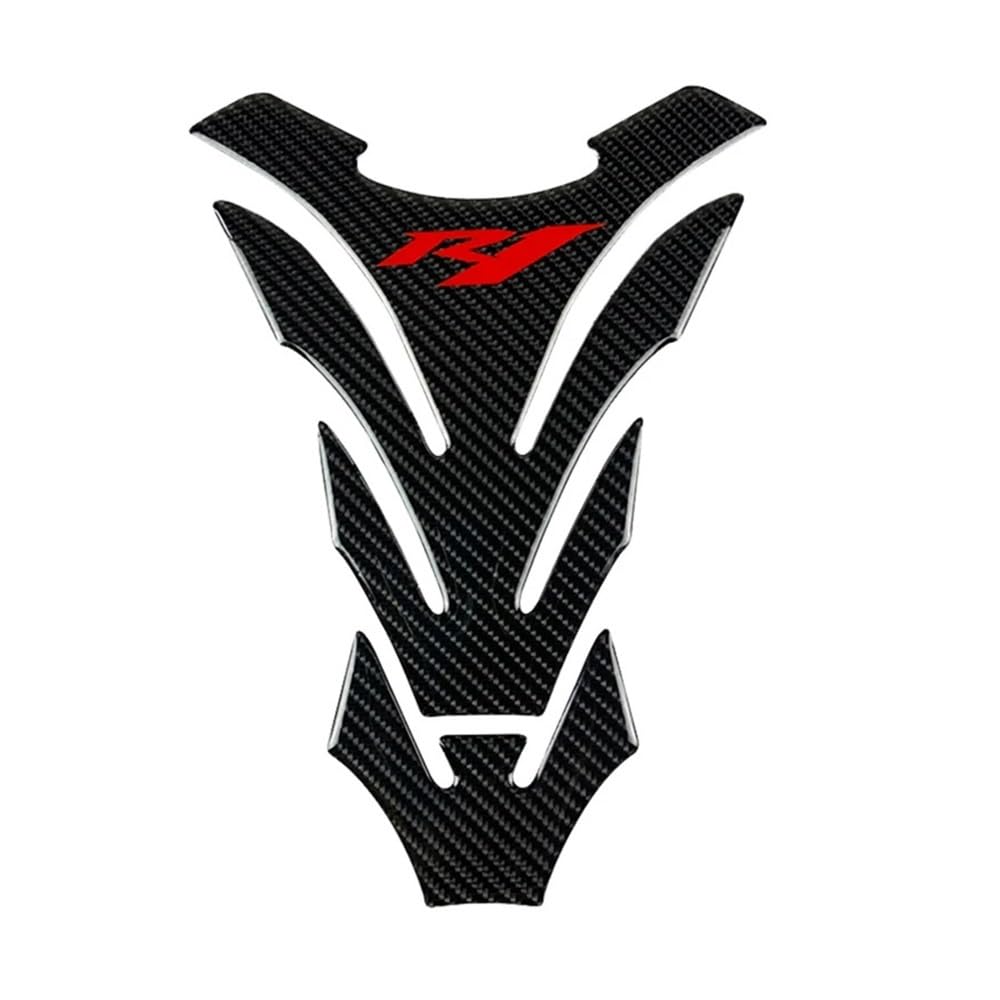 Carbon Look Motorcycle Tank Pad Protector Case Stickers Decal for YAM&AHA R6 R1 YZF YZFR6 YZFR1 Tank Pad Motorbike Tank Traction Fuel Decal Tank