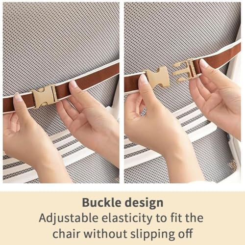Cojín para silla de escritorio ergonómico con funda extraíble lavable 6
