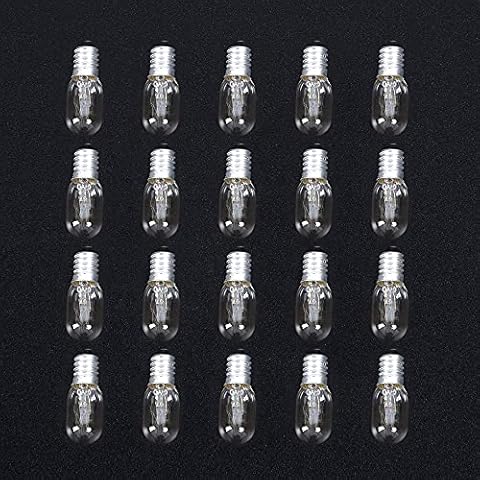 YSSMAO 20pcs Bombillas de Sal Globo 15W E14 Cover